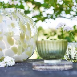 Lysestage til bloklys, grn