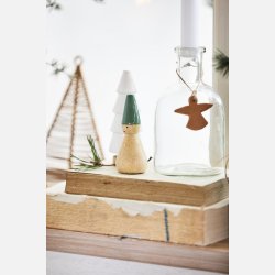 Nisse stende grn hue