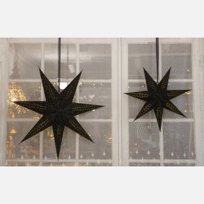 Julestjerne, velour, mrkerd