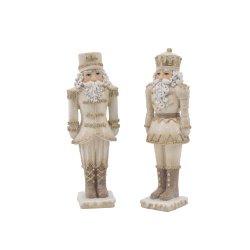 st soldater, 2 stk., creme