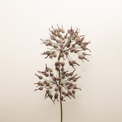 Kunstig blomst, bordeaux/grn