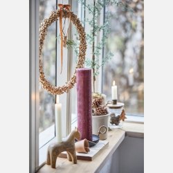 Kalenderlys 1-24 prget tal rhododendron stearin svanemrket