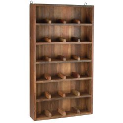 Vghylde m/6 opdelte hylder 24 rum UNIKA