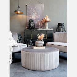 Lrred til ophng m. blomsterprint