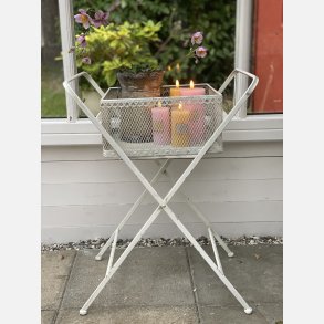 Kurvestativ, antik hvid