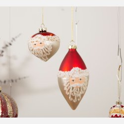 Julemand ornament, aflang