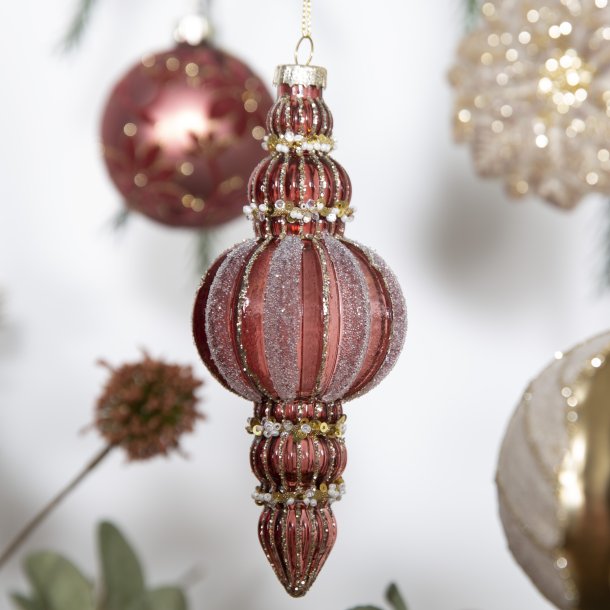 Lidia ornament , BLUSH