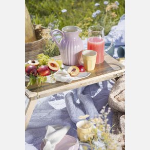 Podie/morgenmad-p�-sengen-bord UNIKA Shaker m/sammenklappelige ben