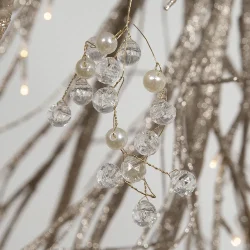 Deko blad med perler