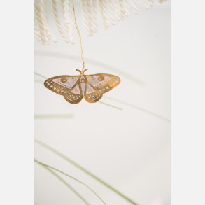 Sommerfugl m/wire messing