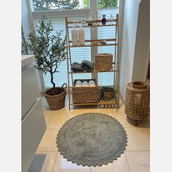 Gulvtppe, tuftet, grn