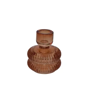 Blow vendbar lysestage, orange