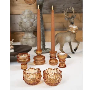 Candy fyrfadsstage, orange