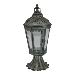 Lanterne p fod, antik brun