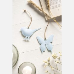 Oph�ng m/jutesnor 2 stk. fugl/sommerfugl 