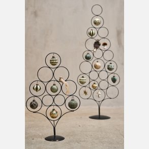 Speedtsberg, Juletr� t/ornament sort metal, h�jt