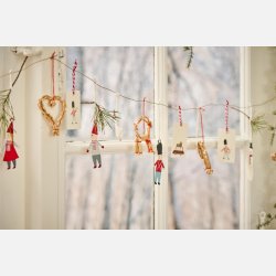 Julebuk t/ophng mini My Nostalgic Christmas 10 stk