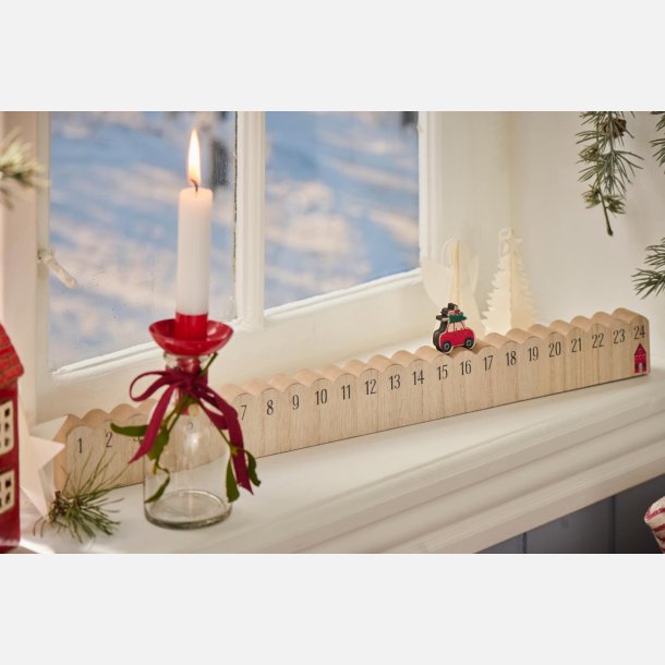 Julekalender 1-24 krende bil