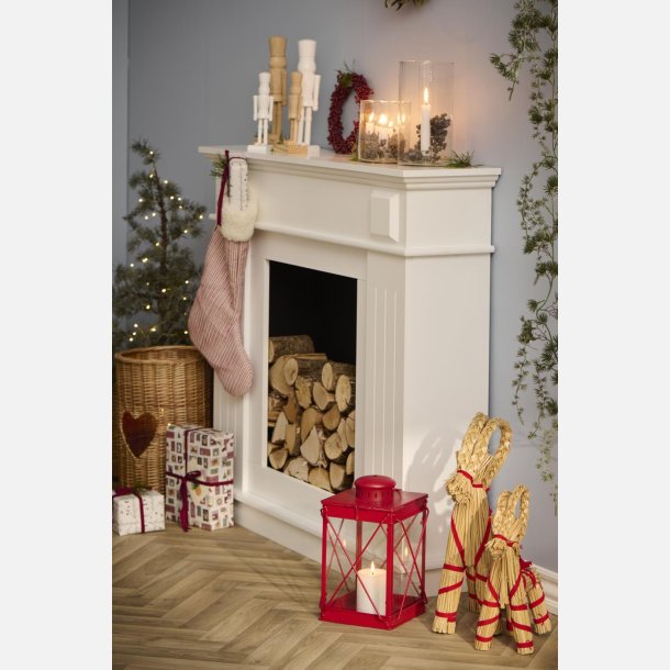 Julebuk m/ bnd og skg My Nostalgic Christmas, 44cm