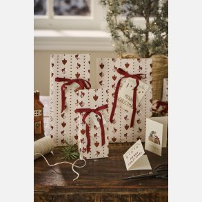 Klodsbundspose flettede hjerter