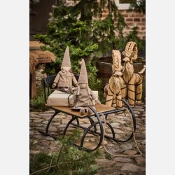 Julebuk m/ bnd og skg My Nostalgic Christmas, 63cm