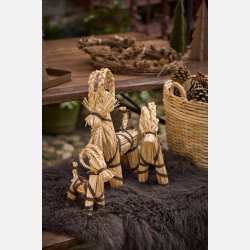 Julebuk m/ bnd og skg My Nostalgic Christmas, 44cm