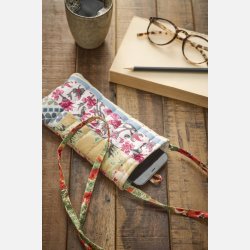 Mobiltaske UNIKA quiltet patchwork hank