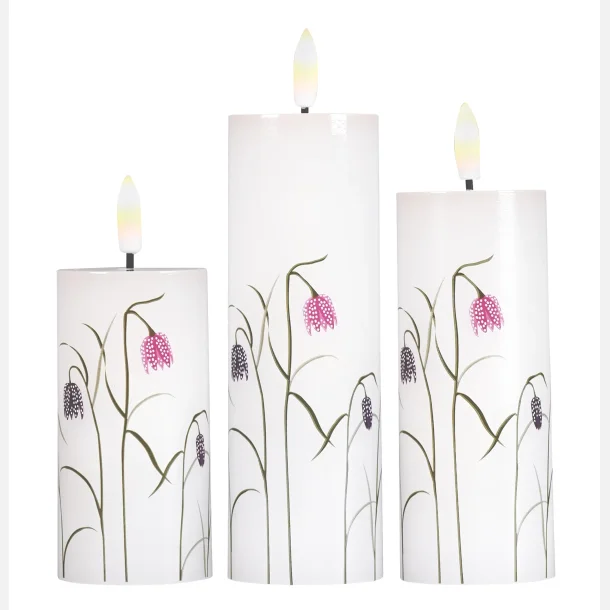 LED stearinlys, hallo spring