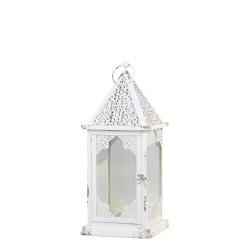  Lanterne m. dekor, antique creme