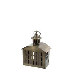 Lanterne, mesing, firkantet stor