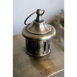 Lanterne, mesing, firkantet stor