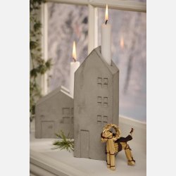 Julebuk t/ophng My Nostalgic Christmas, brun snor