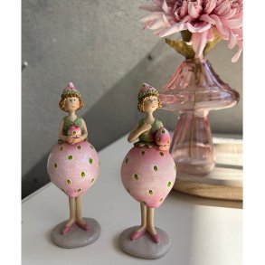 Piger m. jordbrkjole, 2 stk.