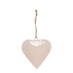 Hjerte t/ophng m/jutesnor, lyserd