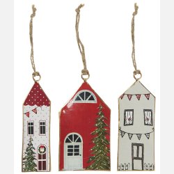 Hus 3 stk. t/ophng m/jutesnor