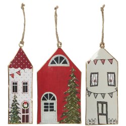 Hus 3 stk. t/ophng m/jutesnor