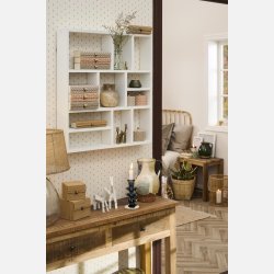 Vghylde m/forskellige rum UNIKA kan hnge vandret og lodret, hvid