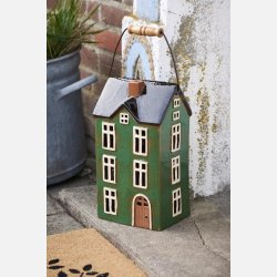 Hus t/bloklys Nyhavn m/trhank brun dr, stort