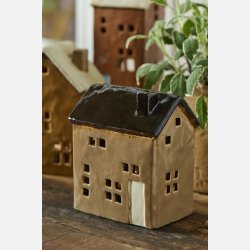 Hus t/fyrfadslys Brighton creme dr