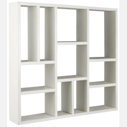 Vghylde m/forskellige rum UNIKA kan hnge vandret og lodret, hvid