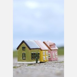 Hus t/fyrfadslys mini Nyhavn