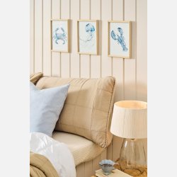 Billede m/maritimt motiv 3 stk. i trramme