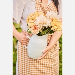 Ponstilk m/1 blomst og 1 knop rosa