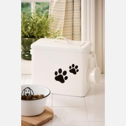 Boks m/lg t/hundemad m/potemotiv og 1 mlebger