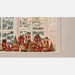 Juletr stende Stillenat, keramik