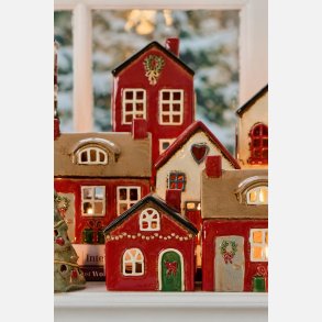 Hus t/fyrfadslys Stillenat rd sljfe p dren