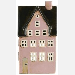 Hus t/fyrfadslys Nyhavn 1 kvist, lyserd