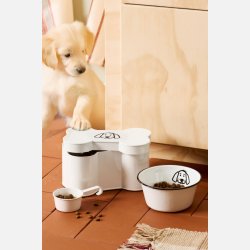 Dse formet som kdben m/hundemotiv og mlebger