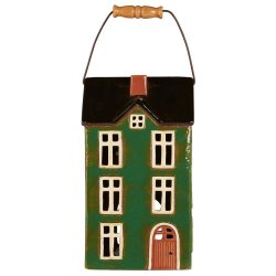 Hus t/bloklys Nyhavn m/trhank brun dr, stort