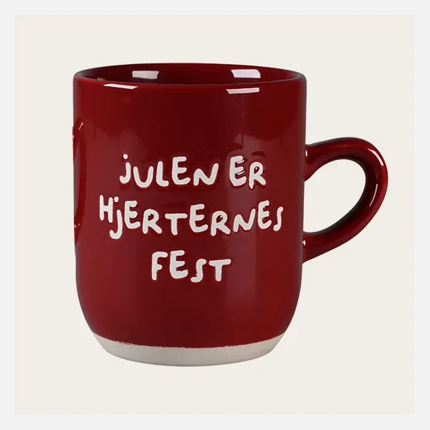 Krus med tekst, JULEN ER HJERTERNES FEST